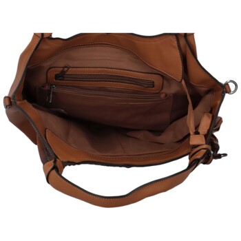 Dámská kabelka do ruky hnedá - Maria C Shayla