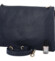 Dámska kožená kabelka do ruky tmavo modrá - Delami Jewel