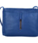 Dámska kožená crossbody kabelka modrá - Delami Eneta