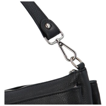 Dámska kožená crossbody čierna - Delami Colette
