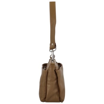 Dámska kožená crossbody khaki - Delami Colette