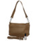 Dámska kožená crossbody khaki - Delami Colette