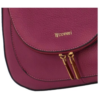 Dámska crossbody kabelka/taška vínová - Coveri Desirée