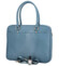 Dámska pracovná kabelka cez plece modrá - DIANA & CO Astrid
