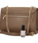 Dámska crossbody kabelka taupe - David Jones Paige