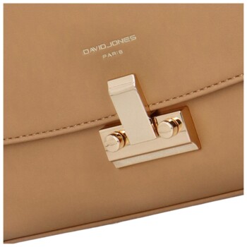 Dámska crossbody kabelka camel - David Jones Paige