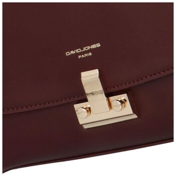 Dámska crossbody kabelka vínová - David Jones Paige