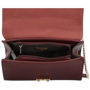 Dámska crossbody kabelka vínová - David Jones Paige