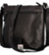 Dámska kožená crossbody kabelka čierna - Mustang Azriel