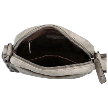 Pánska crossbody taška cez plece sivá - Hexagona Flyon