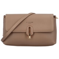 Dámska crossbody kabelka svetlá taupe - David Jones Carisa