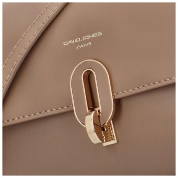 Dámska crossbody kabelka svetlá taupe - David Jones Carisa