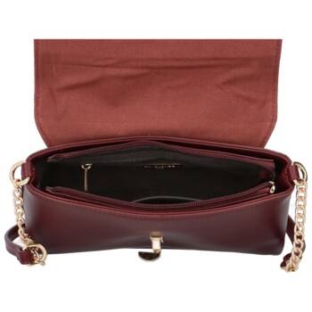Dámska crossbody kabelka vínová - David Jones Carisa