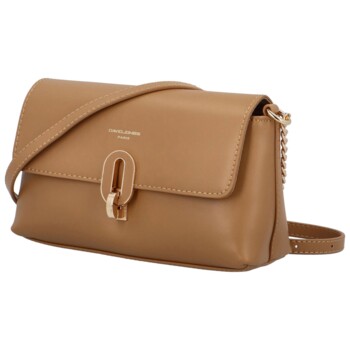 Dámska crossbody kabelka camel - David Jones Carisa