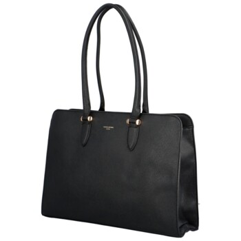 Dámska kabelka cez plece čierna - David Jones Barbara