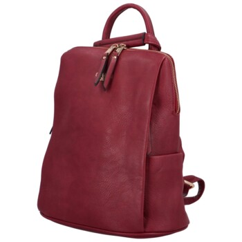 Dámsky batoh kabelka vínový - Coveri Lusia