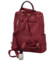 Dámsky batoh kabelka vínový - Coveri Lusia