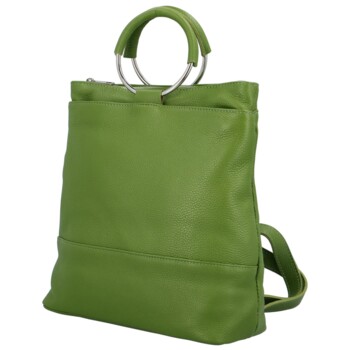Dámsky kožený batôžtek zelený - Delami Joyce