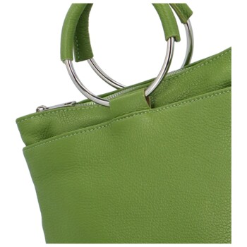 Dámsky kožený batôžtek zelený - Delami Joyce