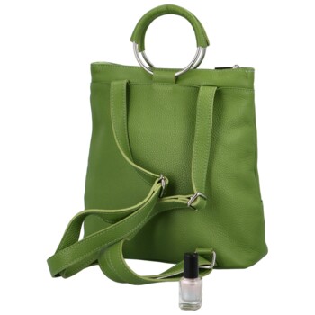 Dámsky kožený batôžtek zelený - Delami Joyce