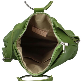 Dámsky kožený batôžtek zelený - Delami Joyce