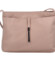 Dámska kožená crossbody kabelka ružová - Delami Eneta
