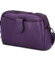 Dámska crossbody kabelka/taška tmavofialová - Paolo bags Laura