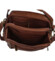 Trendy pánska crossbody taška s uchom tmavohnedá - Paolo bags Marlin