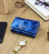 Dámska kožená peňaženka modrá - Gregorio Larissa
