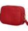 Dámska kožená crossbody kabelka malinovočervená -  ItalY Kriane G