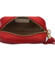 Dámska kožená crossbody kabelka malinovočervená -  ItalY Kriane G