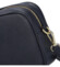 Dámska kožená crossbody kabelka tmavomodrá -  ItalY Kriane G