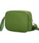 Dámska kožená crossbody kabelka svetlozelená -  ItalY Kriane G