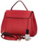 Dámska kožená kabelka do ruky červená - Delami Vera Pelle Fatismy