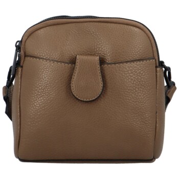Dámska crossbody kabelka/taška zemitá hnedá - Paolo bags Sarah