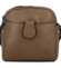 Dámska crossbody kabelka/taška zemitá hnedá - Paolo bags Sarah