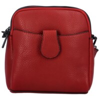 Dámska crossbody kabelka/taška červená - Paolo bags Sarah