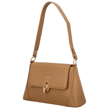 Dámska crossbody kabelka camel - David Jones Felecia