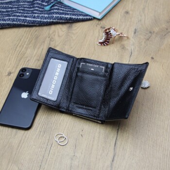 Dámska kožená peňaženka čierna - Gregorio Samuela