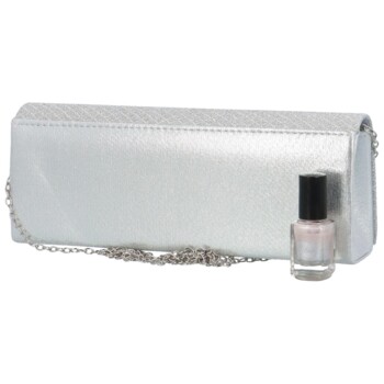 Dámska listová kabelka strieborná - MOON Malissa