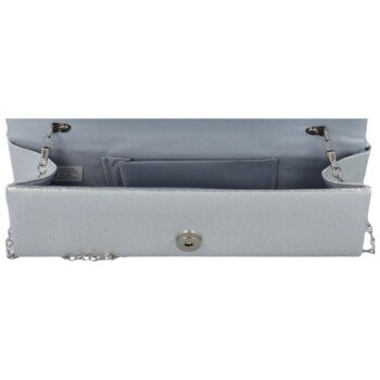 Dámska listová kabelka strieborná - MOON Malissa