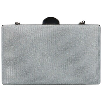 Elegantná dámska listová kabelka strieborná - MOON Coletta