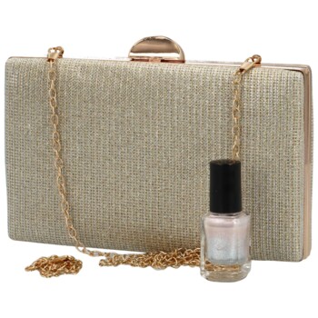 Elegantná dámska listová kabelka zlatá - MOON Coletta