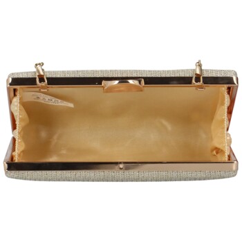 Elegantná dámska listová kabelka zlatá - MOON Coletta