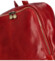 Dámsky kožený batoh červený - Delami Sarabin