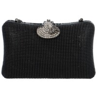Dámska luxusná listová kabelka čierna - MOON Miliena
