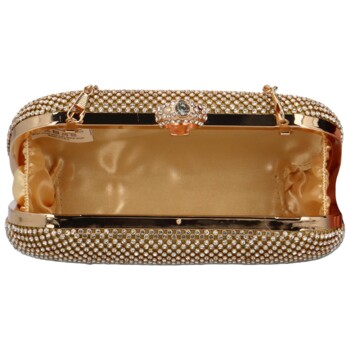 Dámska listová kabelka zlatá - Moon Arrow