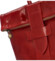 Dámsky kožený batoh červený - Delami Vera Pelle Sarava