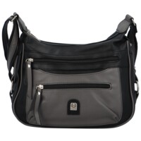 Dámska kabelka na rameno čierno/šedá - Firenze Ennis