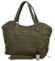 Dámska kabelka na rameno khaki - Paolo bags Wahidas